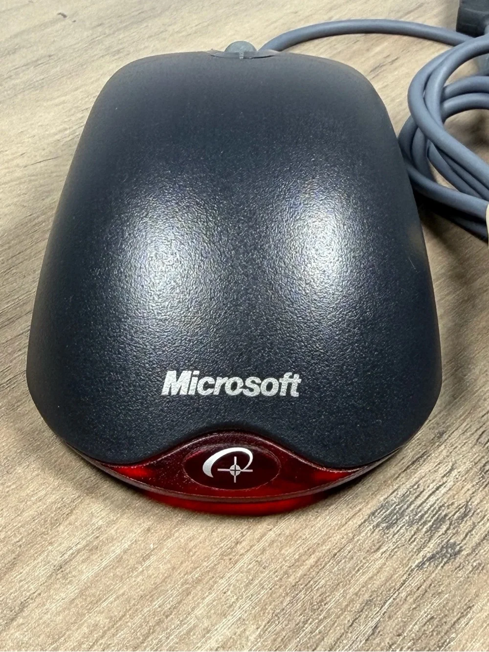 Vintage Microsoft Wheel Mouse Optical 1.1A Wired USB X802382-003 TESTED